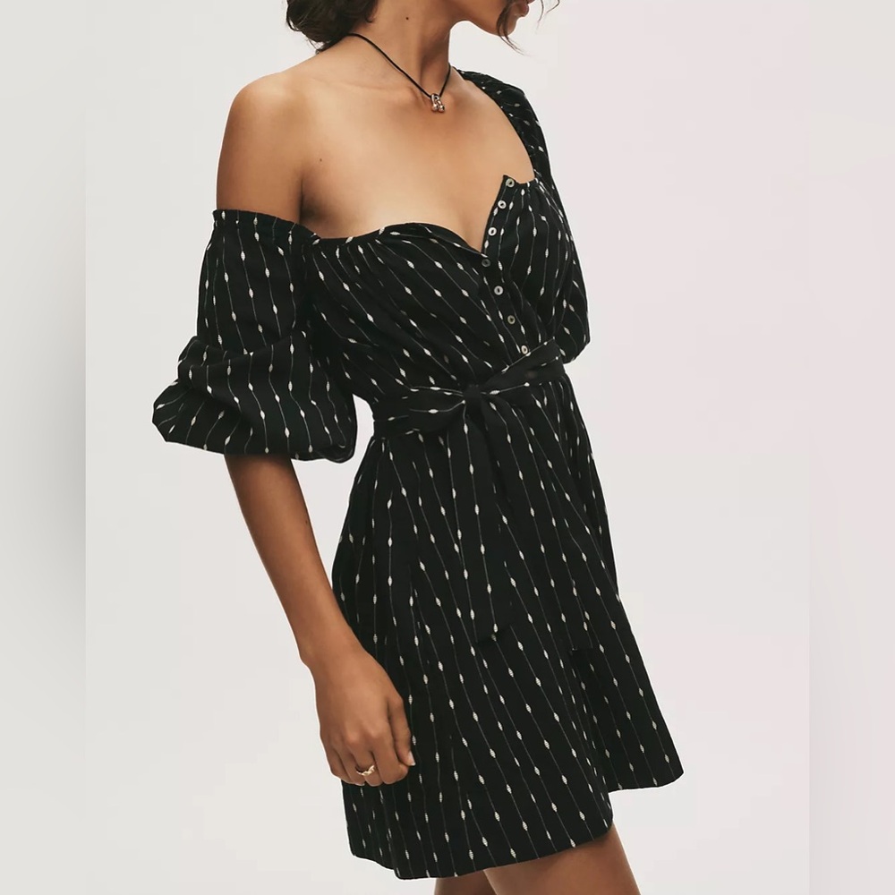 NWT MOTHER Jeans The Run Wild Mini Dress in Cotton